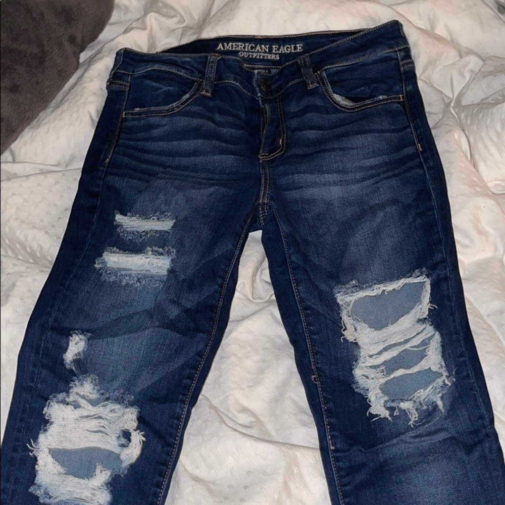 American Eagle Distressed Jegging (10R)